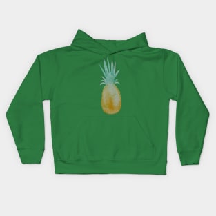 Watercolor Pineapple Kids Hoodie